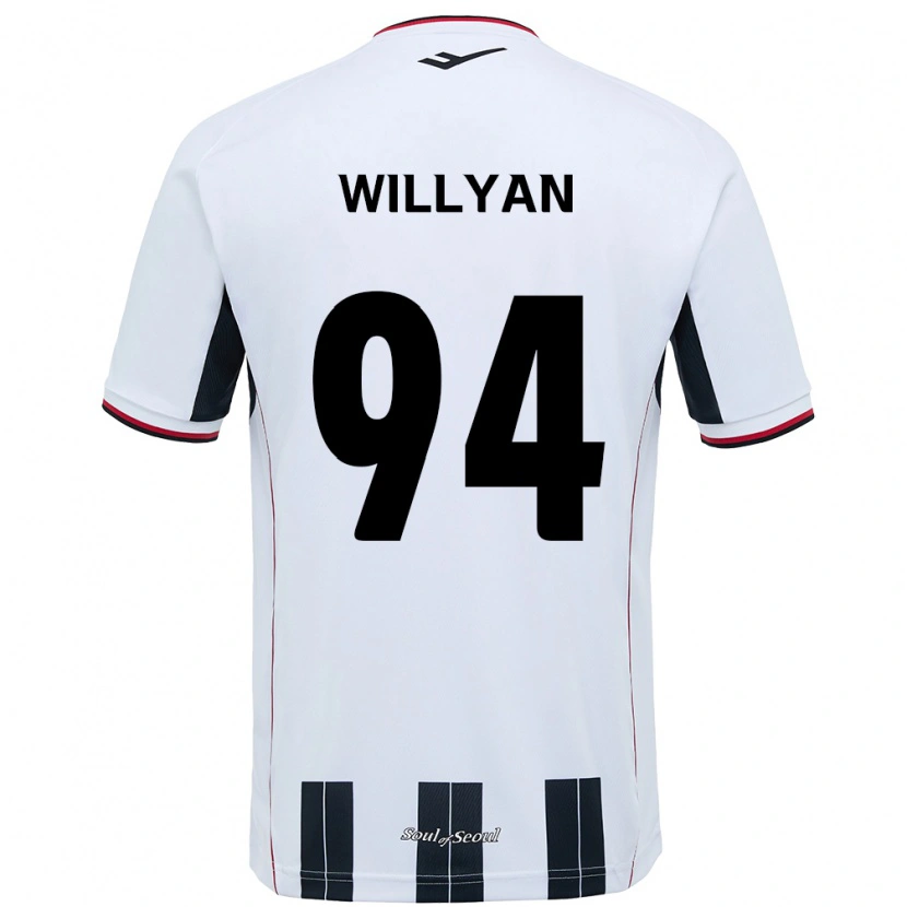 Danxen Homme Maillot Willyan #94 Noir Rouge Tenues Extérieur 2025/26 T-Shirt