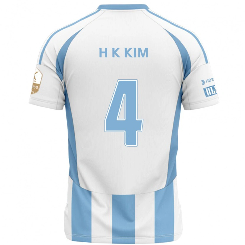 Danxen Homme Maillot Kee-Hee Kim #4 Bleu Royal Jaune Tenues Extérieur 2025/26 T-Shirt
