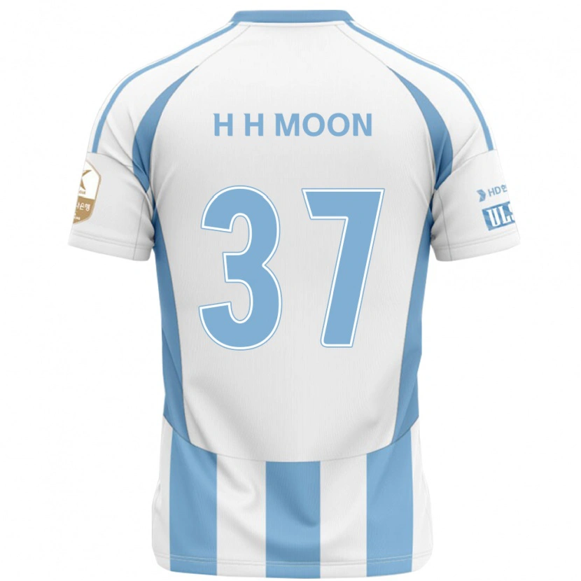 Danxen Homme Maillot Hyeon-Ho Moon #37 Bleu Royal Jaune Tenues Extérieur 2025/26 T-Shirt