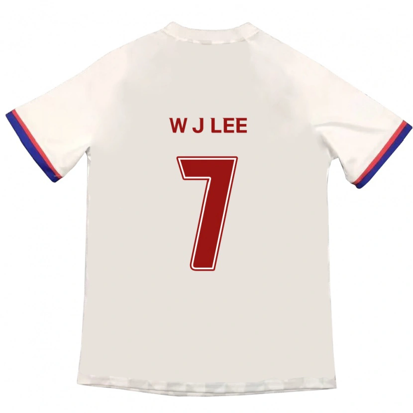 Danxen Homme Maillot Jae-Won Lee #7 Bleu Royal Rouge Tenues Extérieur 2025/26 T-Shirt