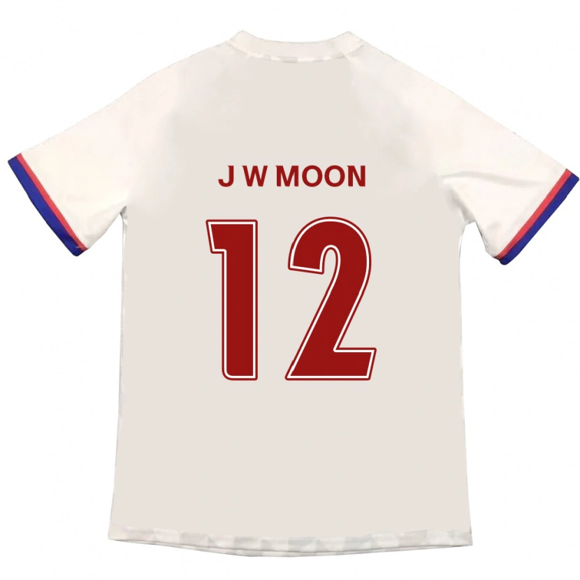 Danxen Homme Maillot Jung-Woo Moon #12 Bleu Royal Rouge Tenues Extérieur 2025/26 T-Shirt