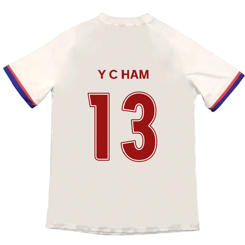 Danxen Homme Maillot Young-Chan Ham #13 Bleu Royal Rouge Tenues Extérieur 2025/26 T-Shirt