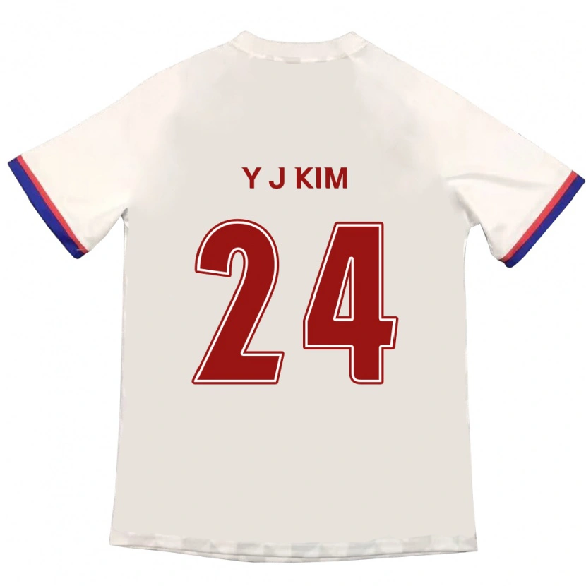 Danxen Homme Maillot Ju-Yeop Kim #24 Bleu Royal Rouge Tenues Extérieur 2025/26 T-Shirt
