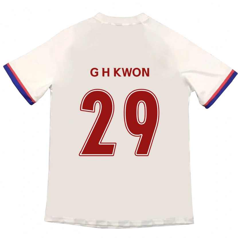 Danxen Homme Maillot Gi-Hyun Kwon #29 Bleu Royal Rouge Tenues Extérieur 2025/26 T-Shirt