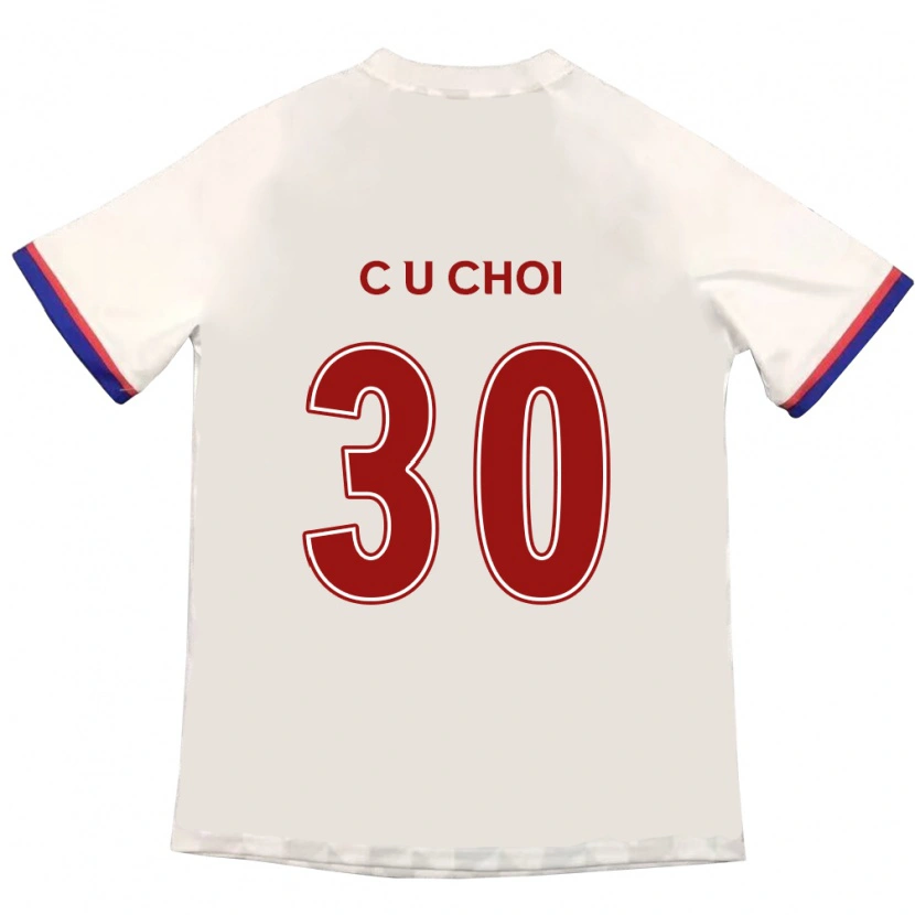 Danxen Homme Maillot Chi-Ung Choi #30 Bleu Royal Rouge Tenues Extérieur 2025/26 T-Shirt