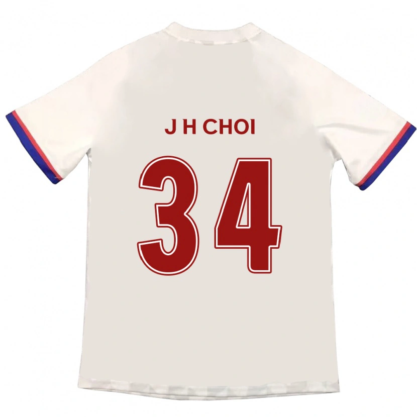 Danxen Homme Maillot Jin-Hyeok Choi #34 Bleu Royal Rouge Tenues Extérieur 2025/26 T-Shirt