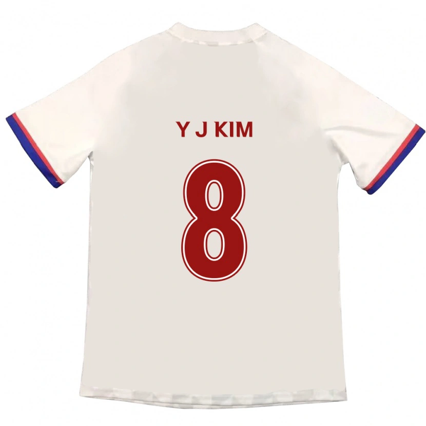 Danxen Homme Maillot Kim Yun-Ji #8 Bleu Royal Rouge Tenues Extérieur 2025/26 T-Shirt