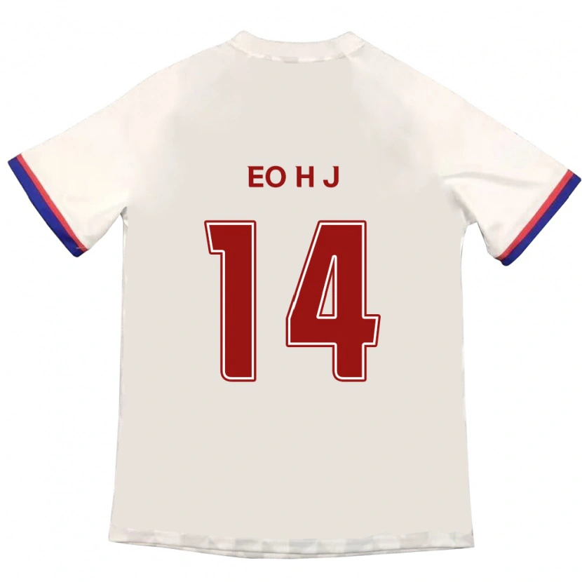 Danxen Homme Maillot Eo Hee-Jin #14 Bleu Royal Rouge Tenues Extérieur 2025/26 T-Shirt
