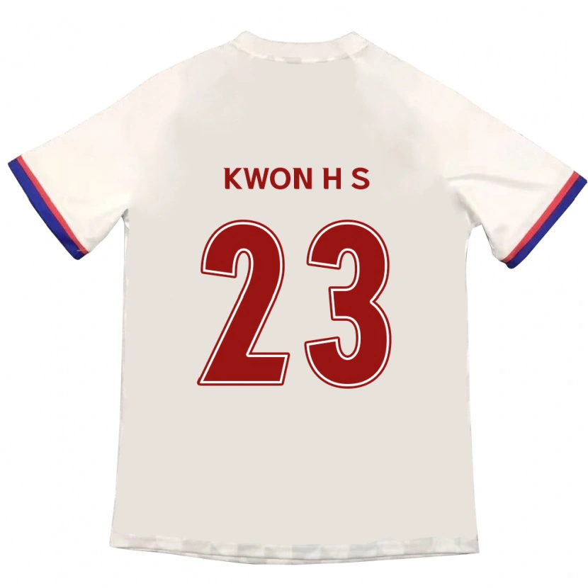 Danxen Homme Maillot Kwon Hui-Seon #23 Bleu Royal Rouge Tenues Extérieur 2025/26 T-Shirt