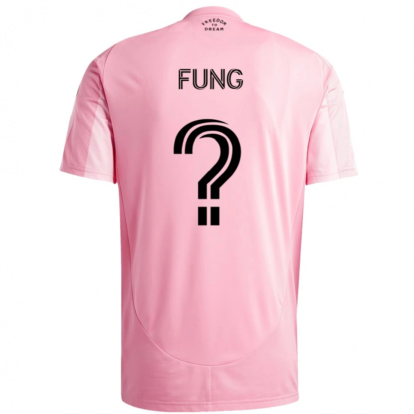 Danxen Femme Maillot Victor Fung #0 Noir Rose Tenues Domicile 2025/26 T-Shirt