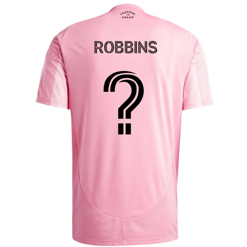 Danxen Femme Maillot Lukas Robbins #0 Noir Rose Tenues Domicile 2025/26 T-Shirt