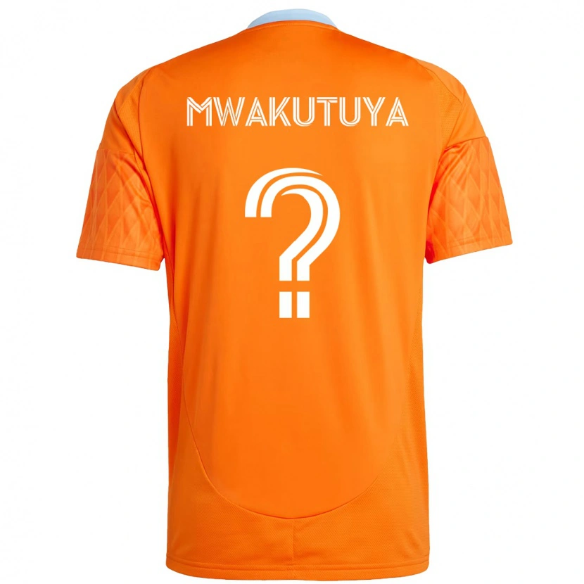 Danxen Femme Maillot Isaac Mwakutuya #0 Violet Orange Tenues Domicile 2025/26 T-Shirt