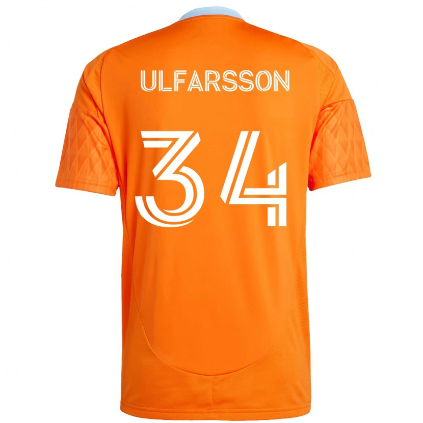 Danxen Femme Maillot Thor Úlfarsson #34 Violet Orange Tenues Domicile 2025/26 T-Shirt