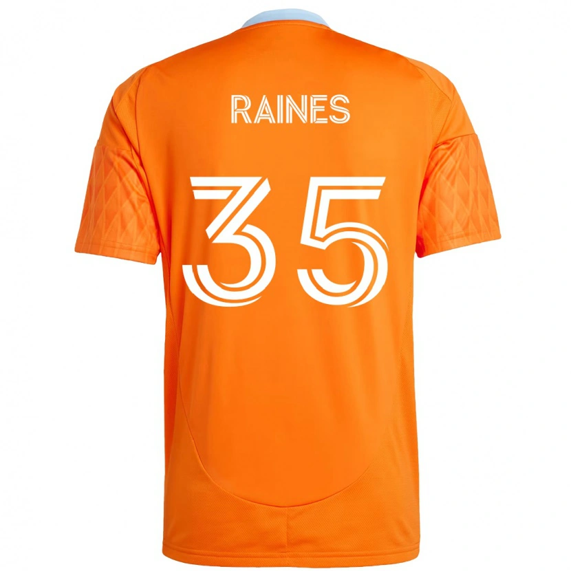 Danxen Femme Maillot Brooklyn Raines #35 Violet Orange Tenues Domicile 2025/26 T-Shirt