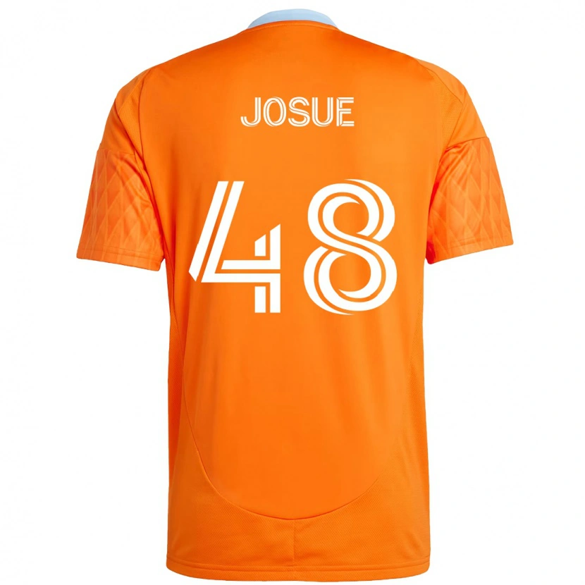 Danxen Femme Maillot Josué #48 Violet Orange Tenues Domicile 2025/26 T-Shirt