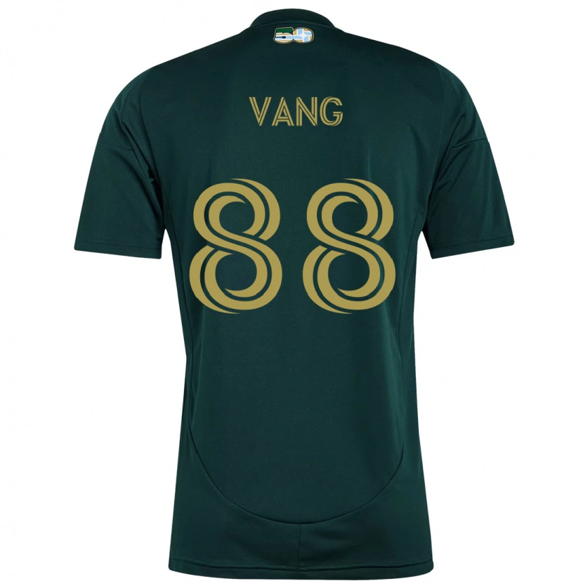 Danxen Femme Maillot Michael Vang #88 Noir Marron Tenues Domicile 2025/26 T-Shirt
