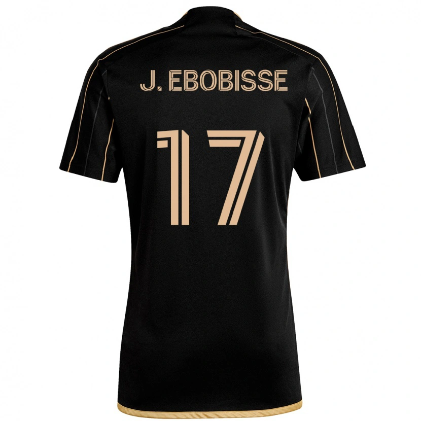 Danxen Femme Maillot Jeremy Ebobisse #17 Blanc Marron Tenues Domicile 2025/26 T-Shirt