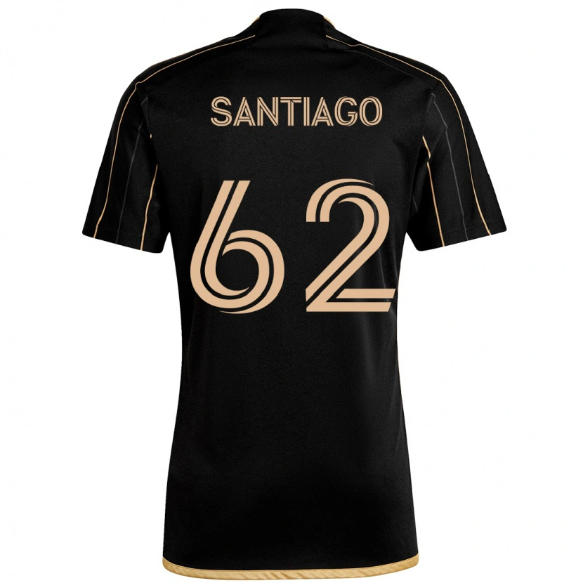 Danxen Femme Maillot Joshua Santiago #62 Noir Marron Tenues Domicile 2025/26 T-Shirt