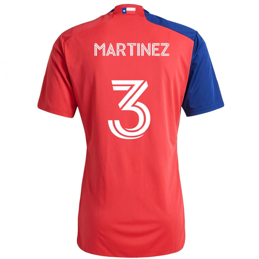 Danxen Femme Maillot José Antonio Martínez #3 Bleu Clair Rouge Tenues Domicile 2025/26 T-Shirt