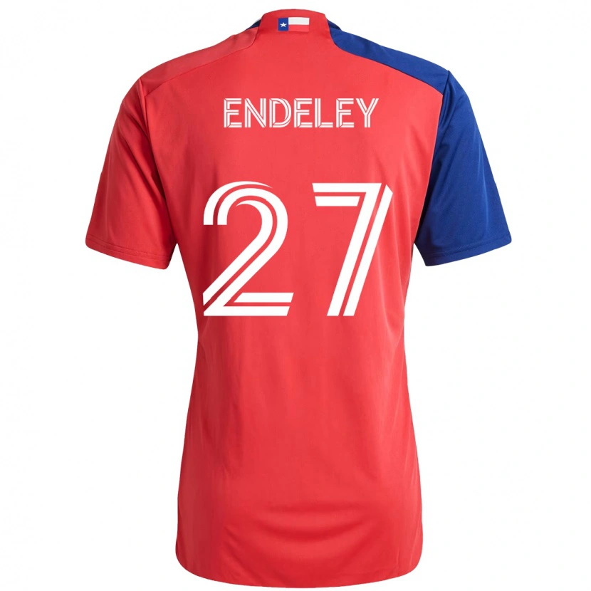 Danxen Femme Maillot Herbert Endeley #27 Bleu Clair Rouge Tenues Domicile 2025/26 T-Shirt