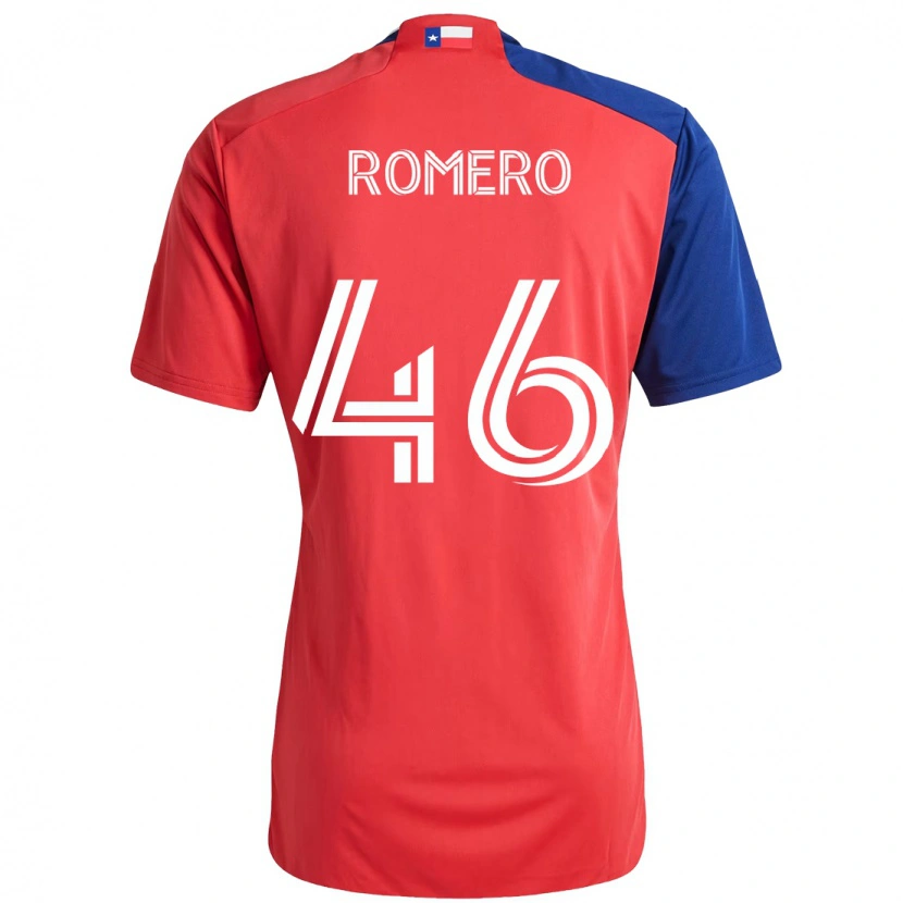 Danxen Femme Maillot Isaac Romero #46 Bleu Clair Rouge Tenues Domicile 2025/26 T-Shirt