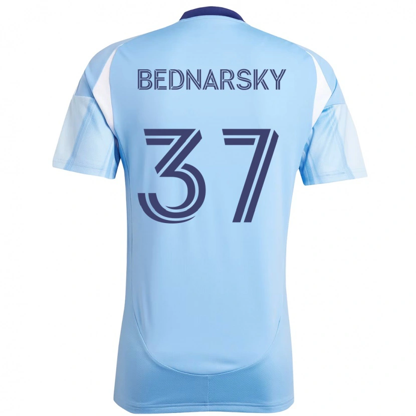 Danxen Femme Maillot Stevo Bednarsky #37 Bleu Clair Tenues Domicile 2025/26 T-Shirt