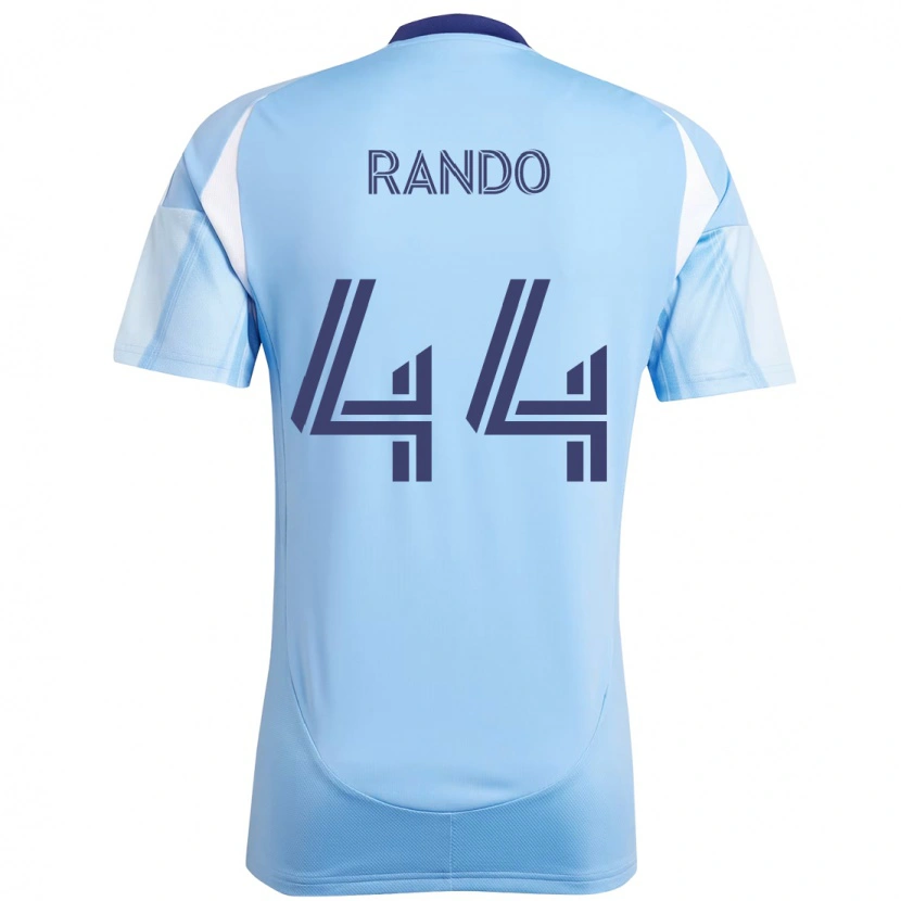 Danxen Femme Maillot Alex Rando #44 Bleu Clair Tenues Domicile 2025/26 T-Shirt