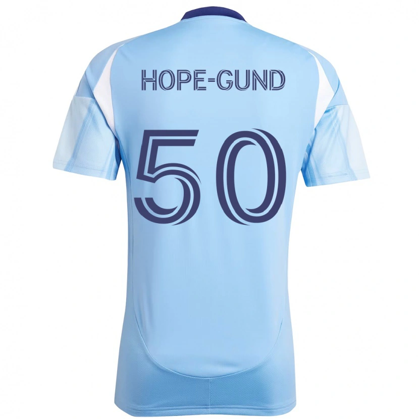 Danxen Femme Maillot Kofi Hope-Gund #50 Bleu Clair Tenues Domicile 2025/26 T-Shirt