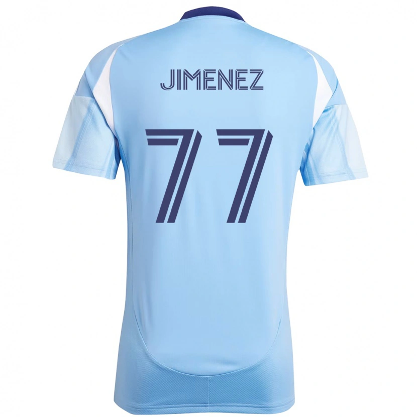 Danxen Femme Maillot Jonathan Jiménez #77 Noir Bleu Orange Tenues Domicile 2025/26 T-Shirt