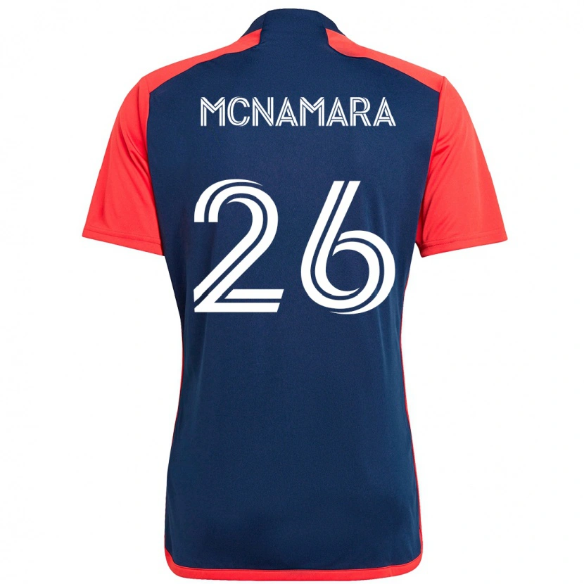 Danxen Femme Maillot Tommy Mcnamara #26 Blanc Bleu Tenues Domicile 2025/26 T-Shirt