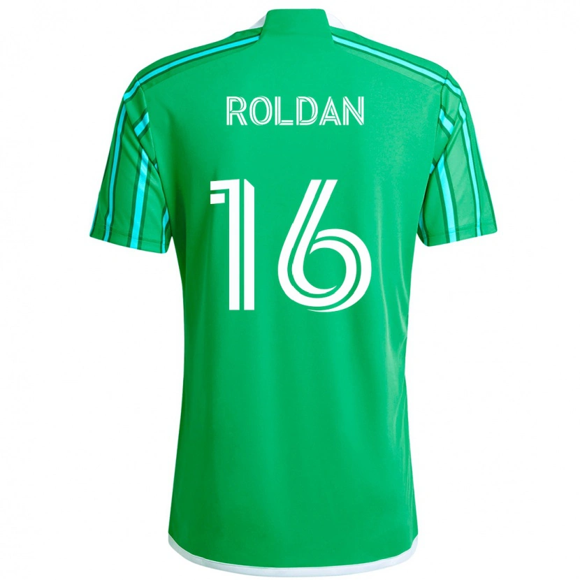 Danxen Femme Maillot Álex Roldán #16 Bleu Clair Tenues Domicile 2025/26 T-Shirt