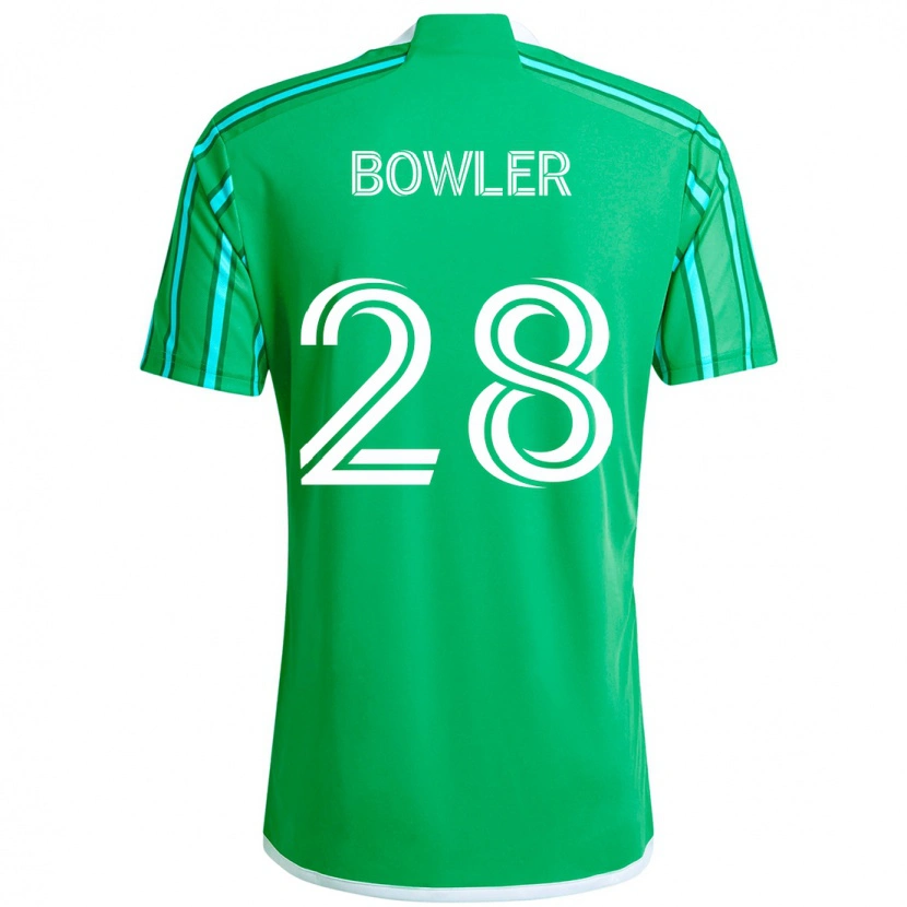Danxen Femme Maillot Rachel Bowler #28 Vert Blanc Tenues Domicile 2025/26 T-Shirt