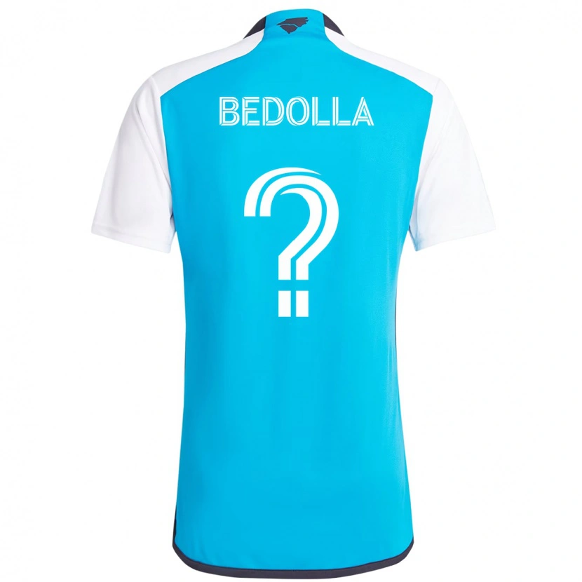 Danxen Femme Maillot Brando Bedolla #0 Bleu Ciel Blanc Tenues Domicile 2025/26 T-Shirt