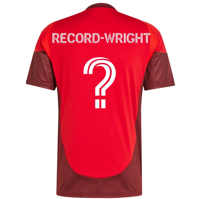 Danxen Femme Maillot Kemari Record-Wright #0 Rouge Blanc Tenues Domicile 2025/26 T-Shirt