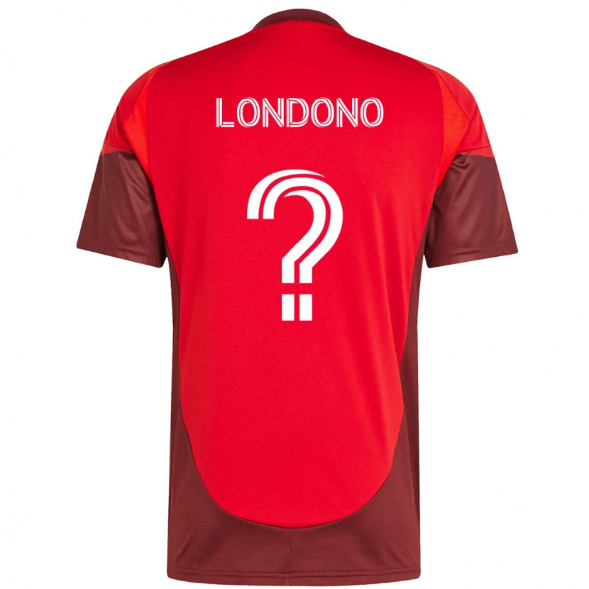 Danxen Femme Maillot Tyler Londono #0 Blanc Rouge Tenues Domicile 2025/26 T-Shirt