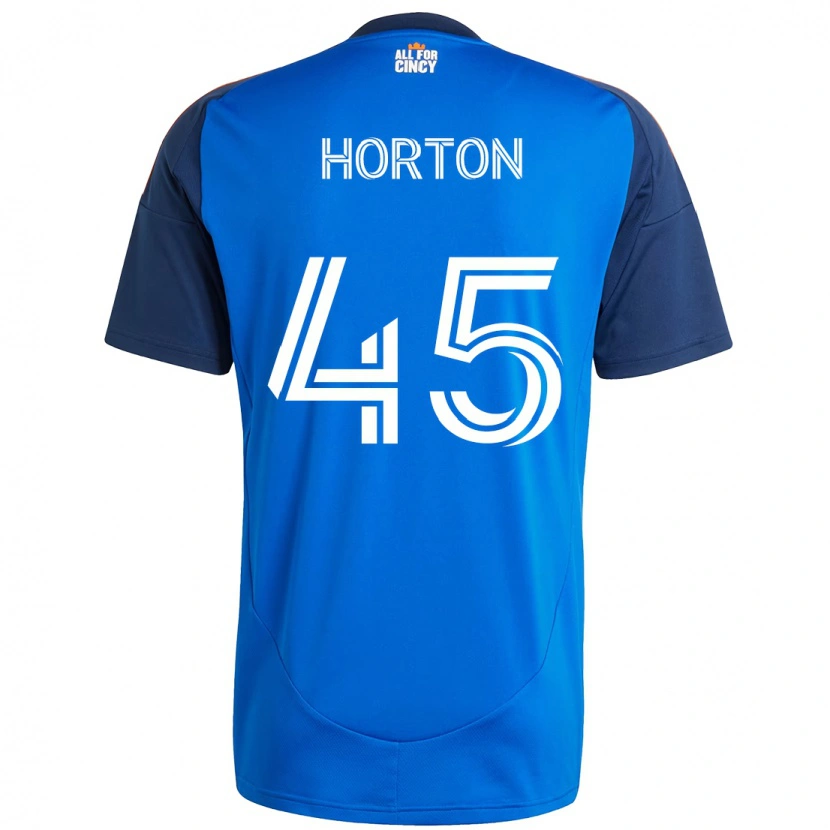 Danxen Femme Maillot Philip Horton #45 Blanc Bleu Orange Tenues Domicile 2025/26 T-Shirt