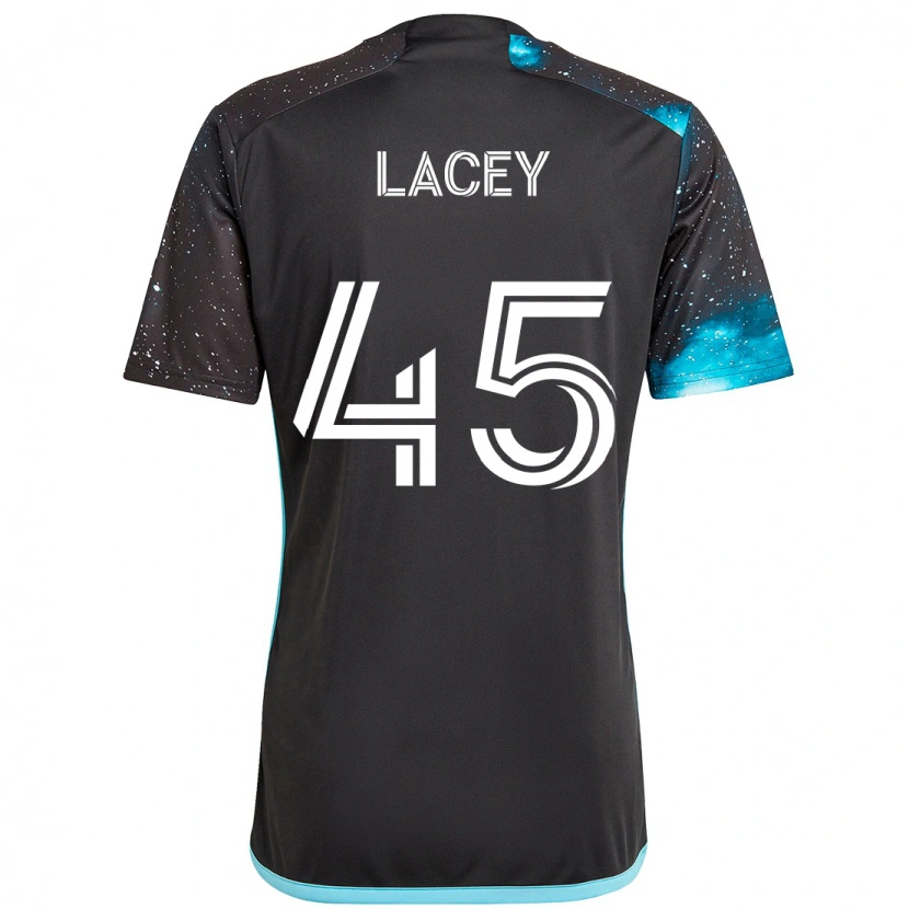 Danxen Femme Maillot Kameron Lacey #45 Noir Bleu Tenues Domicile 2025/26 T-Shirt