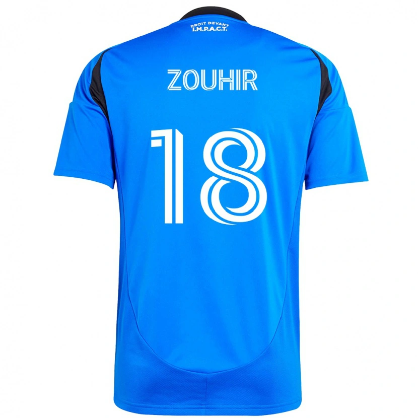 Danxen Femme Maillot Rida Zouhir #18 Bleu Foncé Noir Tenues Domicile 2025/26 T-Shirt
