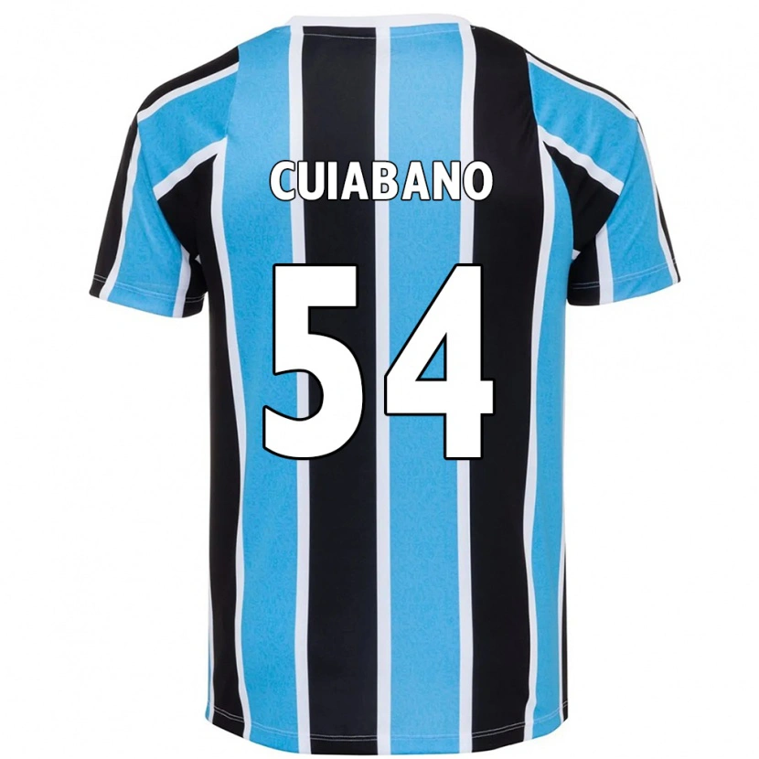 Danxen Femme Maillot Cuiabano #54 Bleu Noir Blanc Tenues Domicile 2025/26 T-Shirt