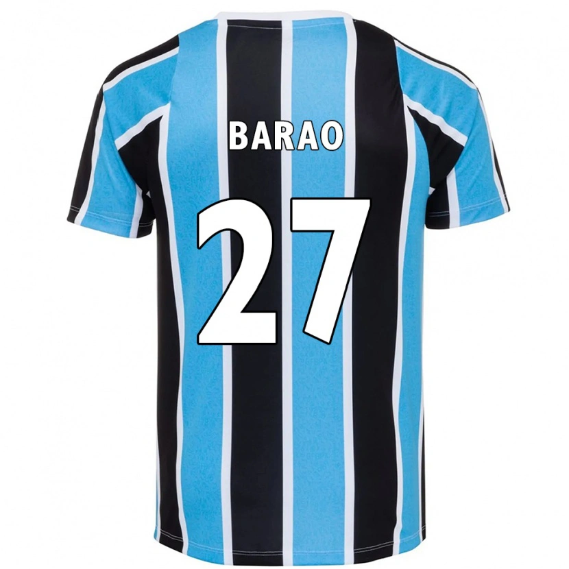 Danxen Femme Maillot Dani Barão #27 Bleu Noir Blanc Tenues Domicile 2025/26 T-Shirt