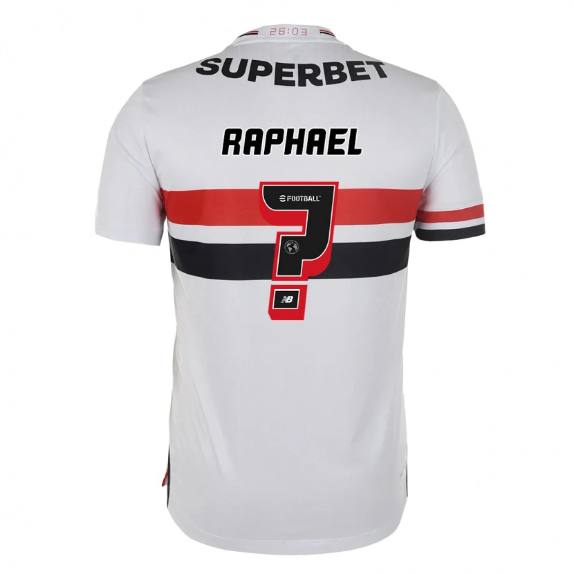 Danxen Femme Maillot Raphael #0 Noir Rouge Tenues Domicile 2025/26 T-Shirt