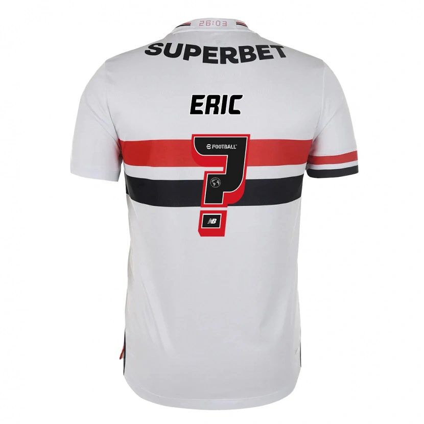 Danxen Femme Maillot Eric #0 Rouge Noir Blanc Tenues Domicile 2025/26 T-Shirt