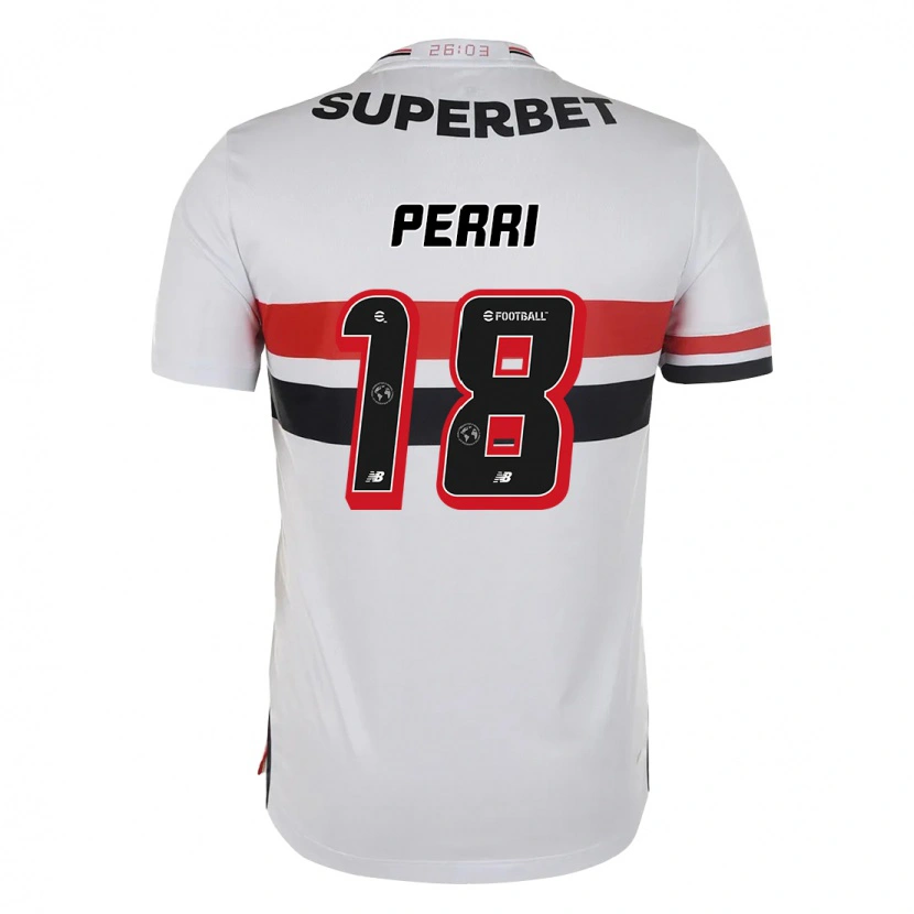 Danxen Femme Maillot Lucas Perri #18 Rouge Noir Blanc Tenues Domicile 2025/26 T-Shirt