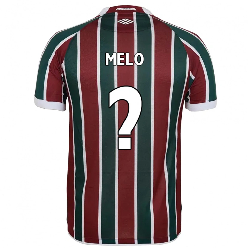Danxen Femme Maillot Davi Melo #0 Blanc Vert Bordeaux Tenues Domicile 2025/26 T-Shirt
