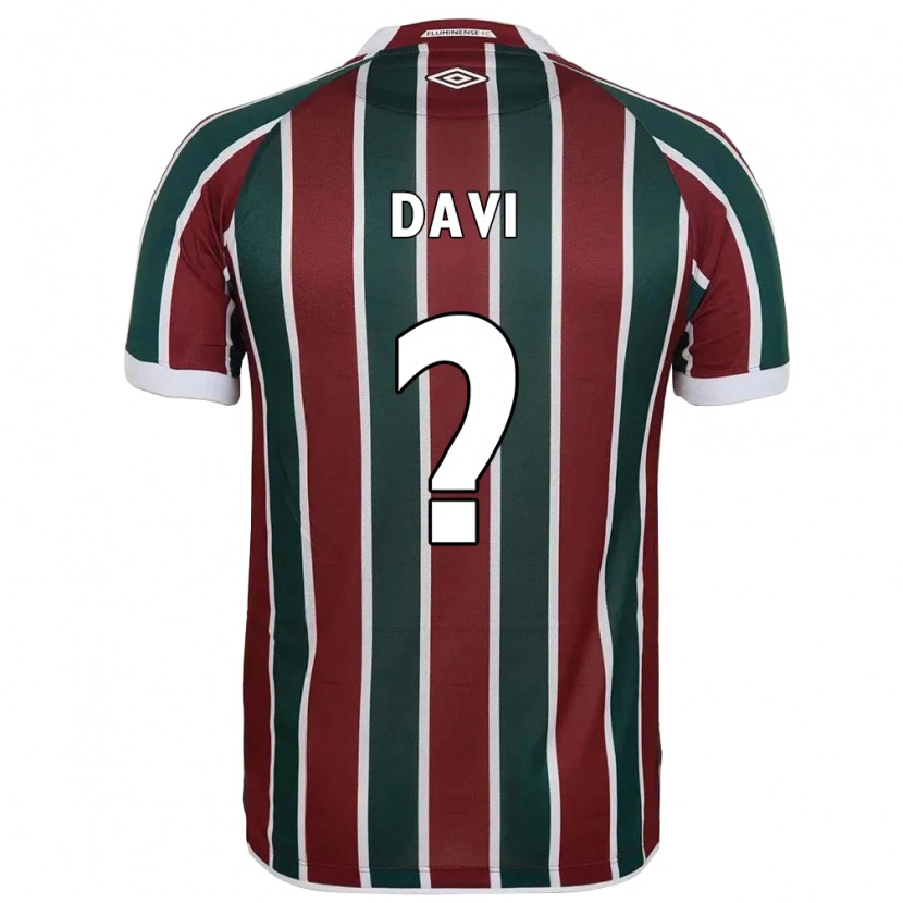 Danxen Femme Maillot Davi #0 Blanc Vert Bordeaux Tenues Domicile 2025/26 T-Shirt