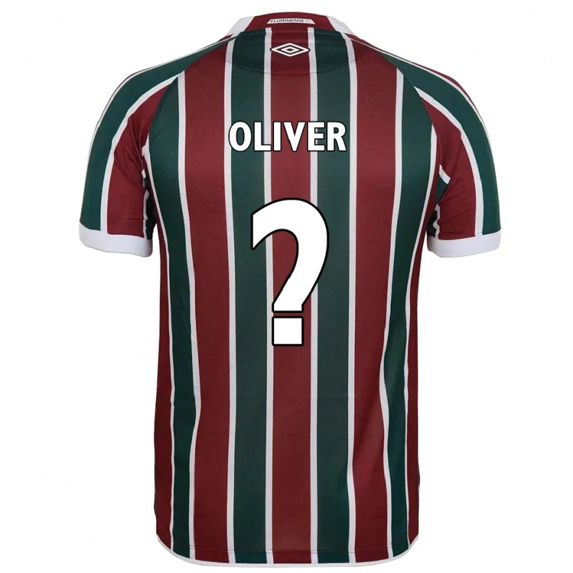 Danxen Femme Maillot Oliver #0 Blanc Vert Bordeaux Tenues Domicile 2025/26 T-Shirt
