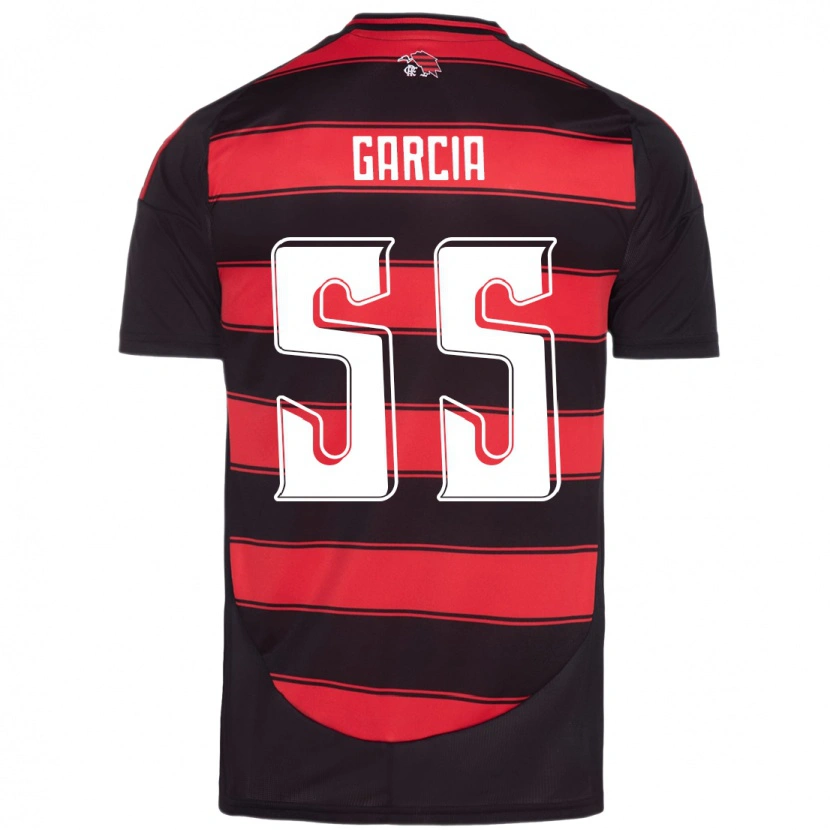Danxen Femme Maillot Caio Garcia #55 Blanc Rouge Tenues Domicile 2025/26 T-Shirt