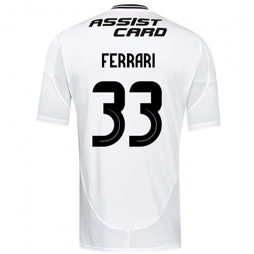 Danxen Femme Maillot Matías Ferrari #33 Noir Blanc Jaune Tenues Domicile 2025/26 T-Shirt