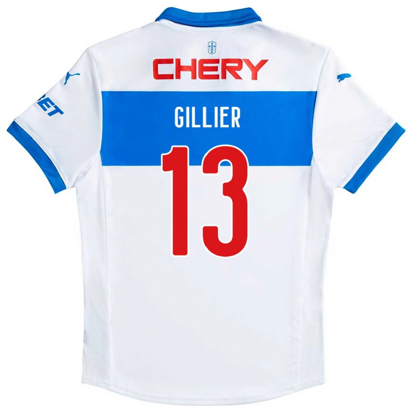 Danxen Femme Maillot Thomas Gillier #13 Bleu Royal Blanc Tenues Domicile 2025/26 T-Shirt