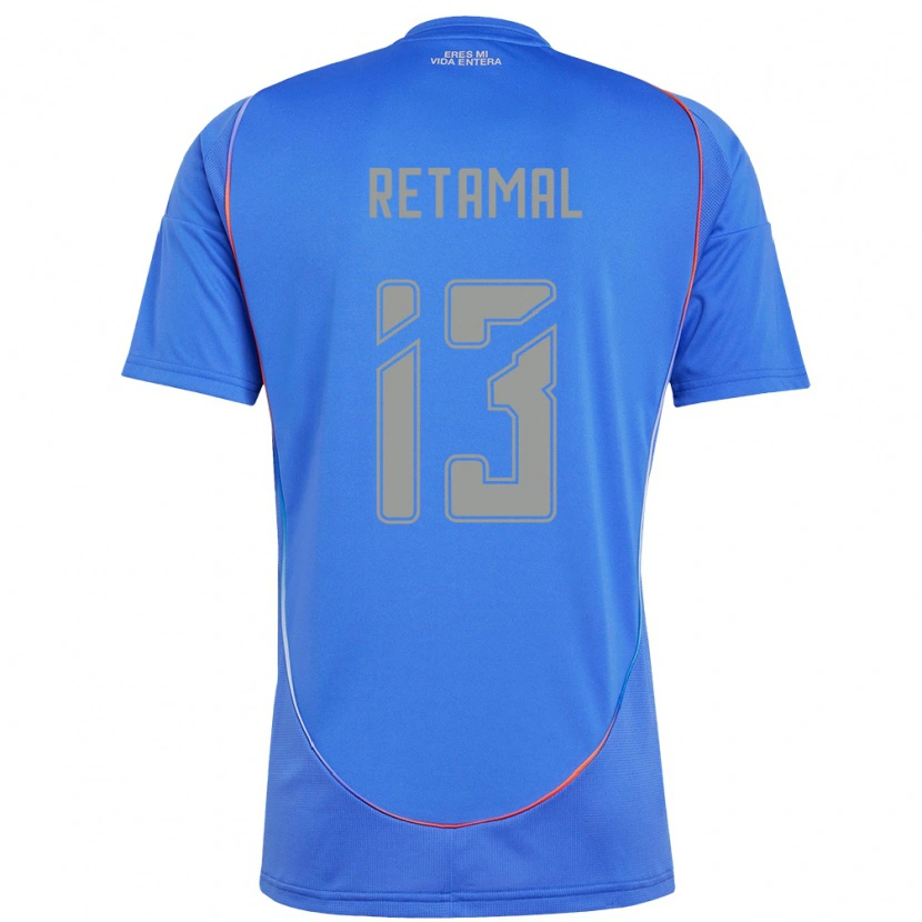 Danxen Femme Maillot David Retamal #13 Bleu Ciel Tenues Domicile 2025/26 T-Shirt